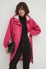 Nepremokavý kabát Medicine dámsky, ružová farba, prechodný, oversize