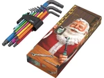 Wera 136041 Zástrčné klíče 950/9 Hex-Plus Multicolour 1 Christmas 2023 (Sada 9 ks)