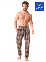 Pyjama pants Key MHT 421 B23 Flannel M-2XL brown