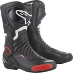 Alpinestars SMX-6 V2 Boots Black/Gray/Red Fluo 40 Cizme de motocicletă
