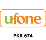 Ufone 674 PKR Mobile Top-up PK
