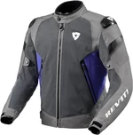 Rev'it! Jacket Control Air H2O Grey/Blue XL Textilní bunda