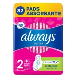 ALWAYS Ultra Super Plus vel.2 Hygienické vložky s krídelkami 32 ks