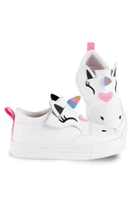 Denokids Unicorn White Girls Sneakers Sneakers