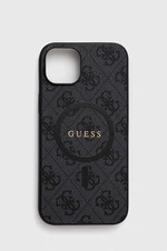 Puzdro na mobil Guess iPhone 15 Plus / 14 Plus 6,7" čierna farba