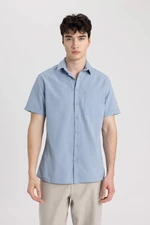 DEFACTO Slim Fit Polo Collar Short Sleeve Shirt