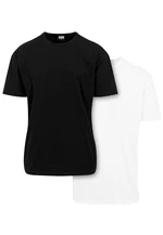 Oversized T-shirt 2-pack black+white