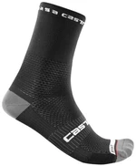 Castelli Rosso Corsa Pro 15 Sock Black L/XL Kerékpáros zoknik