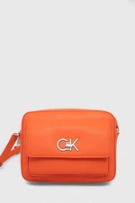 Kabelka Calvin Klein oranžová barva, K60K611083