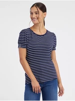 Orsay Dark Blue Women Striped T-shirt - Women