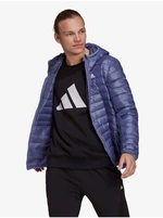 adidas Performance Dark Blue Men's Quilted Winter Jacket with Hood adidas Performa - Men