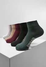 Vysoké teniskové ponožky 6-balení zimní barvy