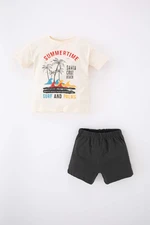 DEFACTO Baby Boy Printed Short Sleeve 2-Pack Set