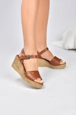 Fox Shoes Women's Blue Wedge Heeled Sandals