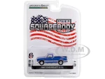 1987 Chevrolet C-10 Pickup Truck Blue "Squarebody USA" Limited Edition to 3024 pieces Worldwide 1/64 Diecast Model Car by Greenlight