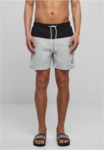 Block Swim Shorts světlé asfaltové/černé