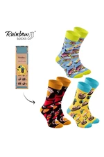 PARTY BOX Socks Set 3 Pairs of Rainbow Socks