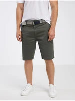 Dark green men's shorts LERROS - Men