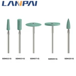 Lanpai Dental Polisher Ceramic Diamond Grinding Instruments For Zirconia Ceramics Dentist Laboratory Tools Lab Polishing Burs