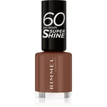 Rimmel 60 Seconds Super Shine lak na nechty odtieň 140 Chocolate Eclipse 8 ml