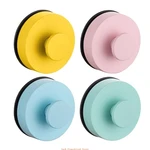 2Pcs Waterproof Heavy Duty Towel Sucker Hooks Punch-Free Vacuum Suction Cup Hook
