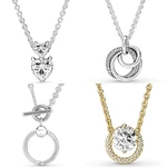 Kenora Jewelry 2023 popular women's bracelet 925 sterling silver earrings suitable for Pandora DIY bead necklace gift jewelry