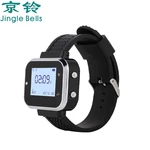 JINGLE BELLS Multi-Language Watch Receiver Pager Wireless Service Waiter Call Bells Wireless Restaurant Guest Calling Systems