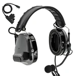 TS TAC-SKY COMTAC III Tactical Hearing Protection Headphones Pickup Noise Cancelling Headphones + Military PTT U94 PTT
