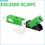 10/50/100pcs ESC250D SC/APC Fast Connector SM Single Mode Fiber Embedded Quick Coupler Field Assembly Quick Connector Adaptor