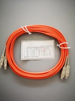 OM2 Fiber Patch Cable Multimode SC to SC Fiber Optic Patch Cord Duplex 62.5/125μm 3M