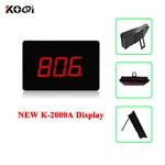 Hot sale 433.92mhz 999 Channel Electronic Calling LED Number Screen 3-digit Wireless Receiver for Restaurant K-2000A