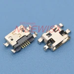 50pcs Micro USB reverse heavy plate 1.2 Charging Port Connector for Lenovo A708t S890 for HuaWei G7 G7-TL00 for Alcatel 7040N