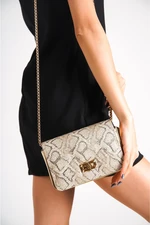 Capone Outfitters Shoulder Bag - Gold-colored - Animal print