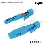 50pcs or 5pcs LC/UPC Field Installation Connector Fast Connector for 0.9mm Cable