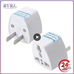 To EU Plug Adapter Korea KR Euro Europea To America China Canada UK AU Universal Travel Adapter AC Converter Power Adaptor