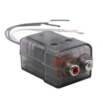 Audio Signal Adapter Auto Car High To Low 2-Channel Line Output Adapter Output Impedance Converter For Car Audio Hilow Converter