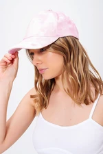 Trend Alaçatı Stili Women's Pink Tie-Dye Patterned Hat