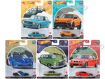 "Auto Strasse" 5 piece Set "Car Culture" Series Diecast Model Cars by Hot Wheels
