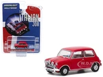 1967 Austin Mini Cooper S 1275 MkI Red "The Italian Job" (1969) Movie "Hollywood Series" Release 28 1/64 Diecast Model Car by Greenlight