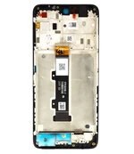 LCD + dotyk + přední kryt pro Motorola Moto E22s, black (Service Pack)