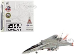 Grumman F-14A Tomcat Fighter Aircraft "VF-14 Tophatters USS Theodore Roosevelt 80th Anniversary Edition" (1999) United States Navy 1/72 Diecast Model