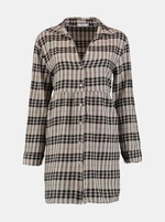 Haily's Beige Plaid Shirt Dress Hailys - Women