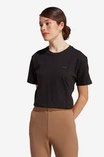 Bavlněné tričko adidas Originals černá barva, IC5277-black