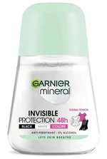 Garnier Minerální antiperspirant pro dlouhotrvající svěžest Roll-on Invisible 50 ml