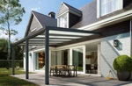 Hliníková pergola SKYLUX CLIMALUX 7m Dekorhome 400 cm,Hliníková pergola SKYLUX CLIMALUX 7m Dekorhome 400 cm