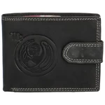 Pánská kožená peněženka černá - Delami Aroga Panna