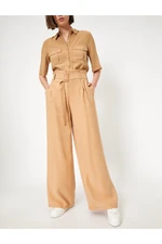 Koton Women's Belt Detailed Trousers