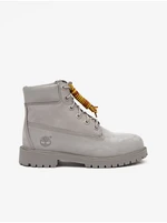 Light grey Ladies Leather Ankle Boots Timberland 6 In Prem boo - Ladies