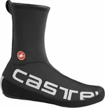 Castelli Diluvio UL Shoecover Black/Silver Reflex 2XL Kerékpáros kamásli