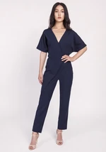 Lanti Woman's Jumpsuit Kb115 Navy Blue